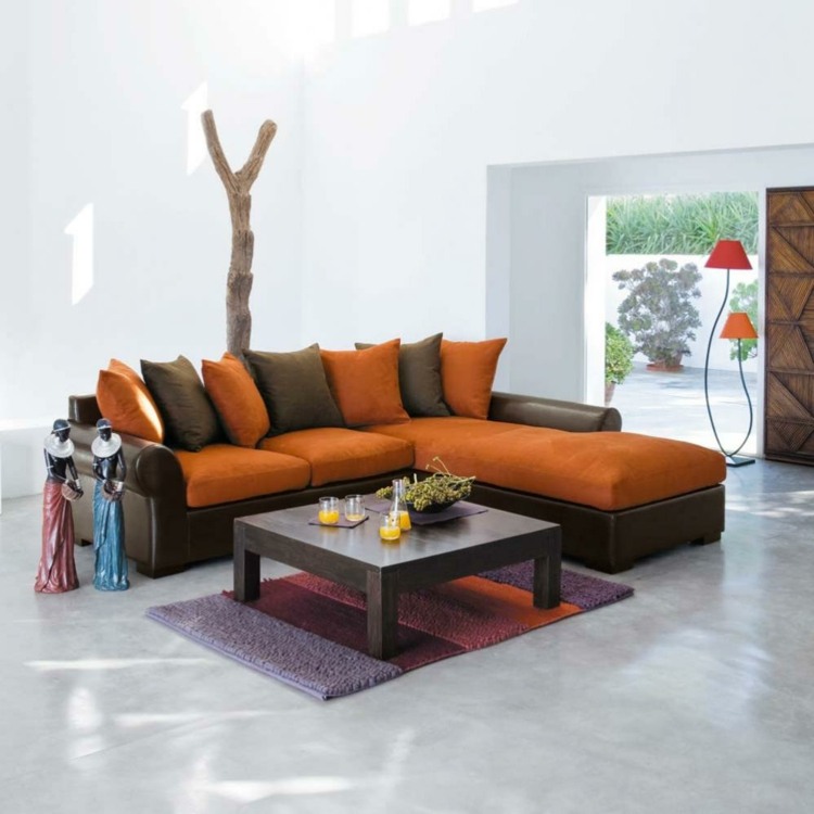 contemporary living room decoration canape